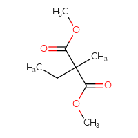 Chemical structure of 1,3-dimethyl 2-ethyl-2-methylpropanedioate - CSSB00010285619