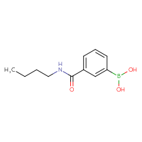 Chemical structure of [3-(butylcarbamoyl)phenyl]boronic acid - CSSB00000049270
