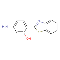 Chemical structure of 5-amino-2-(1,3-benzothiazol-2-yl)phenol - CSSB00000490027