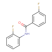 Chemical structure of 3-fluoro-N-(2-fluorophenyl)benzamide - CSSB00103421801