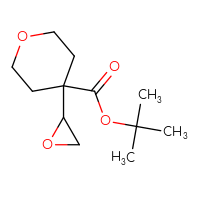 Chemical structure of tert-butyl 4-(oxiran-2-yl)oxane-4-carboxylate - CSSB00153394715