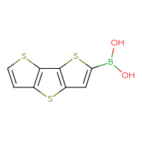 Chemical structure of {3,7,11-trithiatricyclo[6.3.0.0²,⁶]undeca-1(8),2(6),4,9-tetraen-4-yl}boronic acid - CSSB00000070211