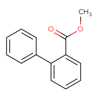 Chemical structure of methyl [1,1'-biphenyl]-2-carboxylate - CSSB00000000086