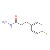 Chemical structure of 3-(4-fluorophenyl)propanehydrazide - CSSB00000198298