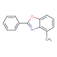 Chemical structure of 4-methyl-2-phenyl-1,3-benzoxazole - CSSB00051205439