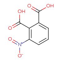 Chemical structure of 3-nitrobenzene-1,2-dicarboxylic acid - CSSB00000188919