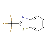 Chemical structure of 2-(trifluoromethyl)-1,3-benzothiazole - CSSB00009991956