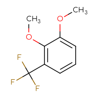 Chemical structure of 1,2-dimethoxy-3-(trifluoromethyl)benzene - CSSB00010148993
