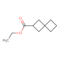 Chemical structure of ethyl spiro[3.3]heptane-2-carboxylate - CSSB00009845046