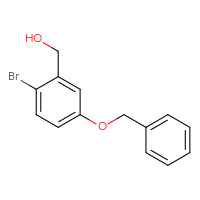Chemical structure of [5-(benzyloxy)-2-bromophenyl]methanol - CSSB00012946023