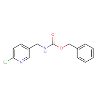Chemical structure of benzyl N-[(6-chloropyridin-3-yl)methyl]carbamate - CSSB00113611804