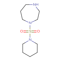 Chemical structure of 1-(piperidine-1-sulfonyl)-1,4-diazepane - CSSB00000307087
