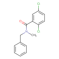 Chemical structure of N-benzyl-2,5-dichloro-N-methylbenzamide - CSSB00030154315