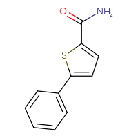 Chemical structure of 5-phenylthiophene-2-carboxamide - CSSB00000017082