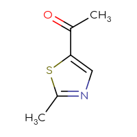 Chemical structure of 1-(2-methyl-1,3-thiazol-5-yl)ethan-1-one - CSSB00000694620
