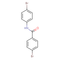 Chemical structure of 4-bromo-N-(4-bromophenyl)benzamide - CSSB00000249664