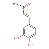 Chemical structure of 4-(3,4-dihydroxyphenyl)but-3-en-2-one - CSSB00103041888