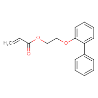 Chemical structure of 2-{[1,1'-biphenyl]-2-yloxy}ethyl prop-2-enoate - CSSB00020643173