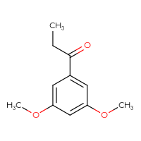 Chemical structure of 1-(3,5-dimethoxyphenyl)propan-1-one - CSSB00012692880