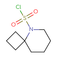 Chemical structure of 5-azaspiro[3.5]nonane-5-sulfonyl chloride - CSSB02127139205
