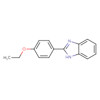 Chemical structure of 2-(4-ethoxyphenyl)-1H-1,3-benzodiazole - CSSB00000487719