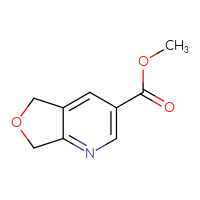 Chemical structure of methyl 5H,7H-furo[3,4-b]pyridine-3-carboxylate - CSSB00038996732