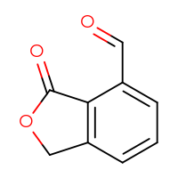 Chemical structure of 3-oxo-1,3-dihydro-2-benzofuran-4-carbaldehyde - CSSB00010352329