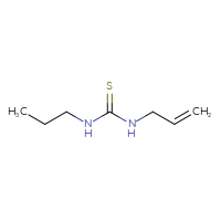 Chemical structure of 3-(prop-2-en-1-yl)-1-propylthiourea - CSSB00000166073