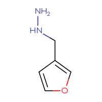 Chemical structure of [(furan-3-yl)methyl]hydrazine - CSSB00011207275