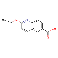 Chemical structure of 2-ethoxyquinoline-6-carboxylic acid - CSSB00021580194