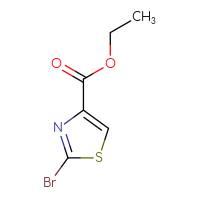 Chemical structure of ethyl 2-bromo-1,3-thiazole-4-carboxylate - CSSB00009814092