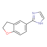 Chemical structure of 2-(2,3-dihydro-1-benzofuran-5-yl)-1H-imidazole - CSSB00009879052