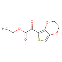 Chemical structure of ethyl 2-oxo-2-{2H,3H-thieno[3,4-b][1,4]dioxin-5-yl}acetate - CSSB00018970396