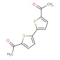 Chemical structure of 1-{5'-acetyl-[2,2'-bithiophen]-5-yl}ethan-1-one - CSSB00000009780