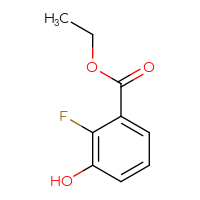 Chemical structure of ethyl 2-fluoro-3-hydroxybenzoate - CSSB00009880777