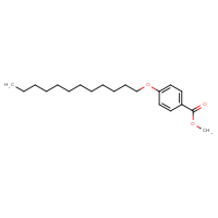 Chemical structure of methyl 4-(dodecyloxy)benzoate - CSSB00015339952