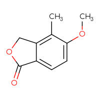 Chemical structure of 5-methoxy-4-methyl-1,3-dihydro-2-benzofuran-1-one - CSSB00009865291