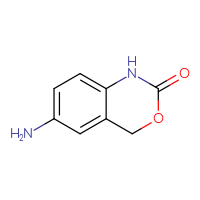 Chemical structure of 6-amino-2,4-dihydro-1H-3,1-benzoxazin-2-one - CSSB00009980318