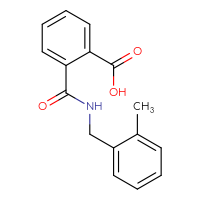 Chemical structure of 2-{[(2-methylphenyl)methyl]carbamoyl}benzoic acid - CSSB00050958869