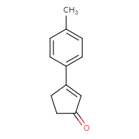 Chemical structure of 3-(4-methylphenyl)cyclopent-2-en-1-one - CSSB00012179958