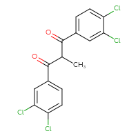 Chemical structure of 1,3-bis(3,4-dichlorophenyl)-2-methylpropane-1,3-dione - CSSB00015198400