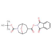 Chemical structure of 3-tert-butyl 7-(1,3-dioxo-2,3-dihydro-1H-isoindol-2-yl) 9-oxa-3-azabicyclo[3.3.1]nonane-3,7-dicarboxylate - CSSB06808751561