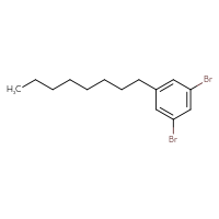 Chemical structure of 1,3-dibromo-5-octylbenzene - CSSB00135471068