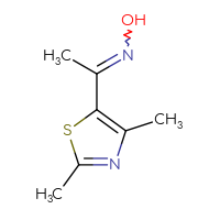 Chemical structure of N-[1-(2,4-dimethyl-1,3-thiazol-5-yl)ethylidene]hydroxylamine - CSSB00000738804