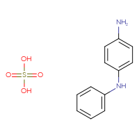 Chemical structure of N1-phenylbenzene-1,4-diamine; sulfuric acid - CSSB00015358030