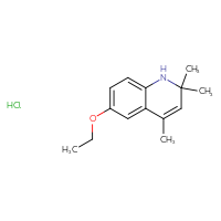 Chemical structure of 6-ethoxy-2,2,4-trimethyl-1,2-dihydroquinoline hydrochloride - CSSB00025718466