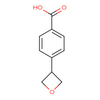 Chemical structure of 4-(oxetan-3-yl)benzoic acid - CSSB00010896932
