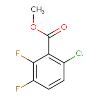 Chemical structure of methyl 6-chloro-2,3-difluorobenzoate - CSSB00014670768