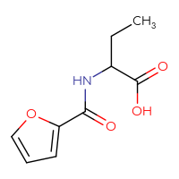 Chemical structure of 2-[(furan-2-yl)formamido]butanoic acid - CSSB00000195137