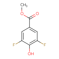 Chemical structure of methyl 3,5-difluoro-4-hydroxybenzoate - CSSB00009871777